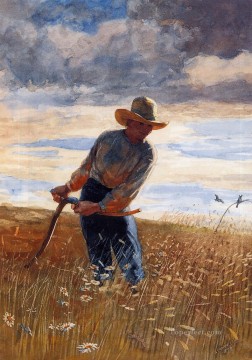 Winslow Homer Painting - The Reaper Realism painter Winslow Homer